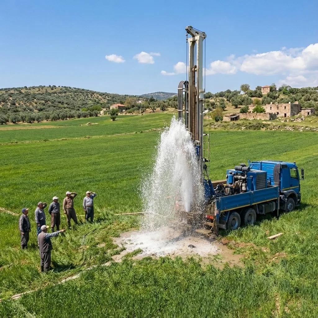 Tarımsal sulama için su sondajı, Polatlı, Ankara